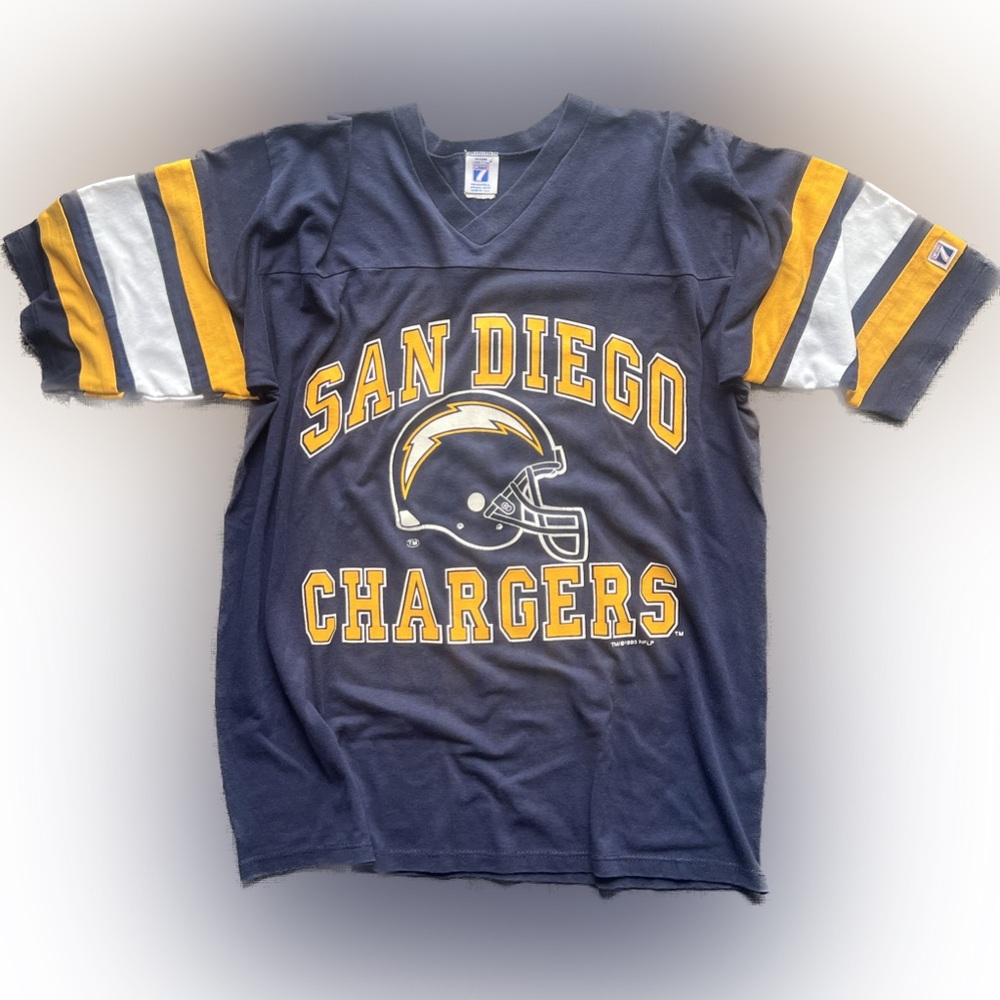 Vintage 1993 NFL Logo 7 Chargers XL Shirt